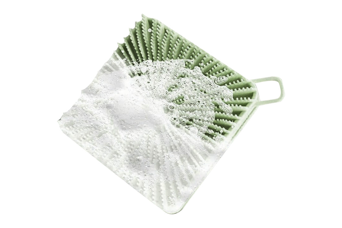 Dual Sided 2 In 1 Silicone Body Shower Scrubber Body Brush Buffer Scrubber