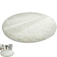 Round Fluffy Rug Plush Area Rug Soft Non Slip Carpet for Living Room Bedroom