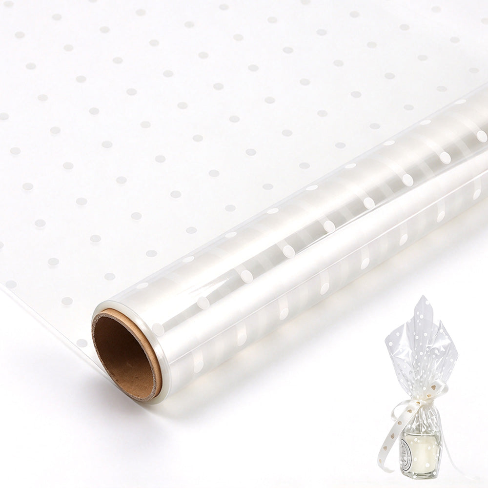 Clear Waterproof OPP Flower Bouquet Wrapping Paper Rolls