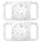 2Pcs Waterproof Dog Collar Holder for Apple AirTag Silicone Air Tags Case