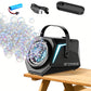 Automatic Bubble Machine Upgrade Portable Bubble Maker Blower LED Light