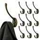 10Pcs Coat Hooks Wall Hooks Mounted Farmhouse Coat Hangers for Bags Caps Keys