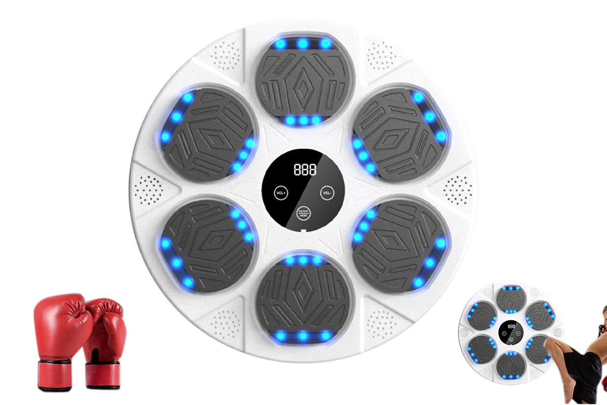 Electric Music Boxing Machine Bluetooth Smart Boxing Training Wall Mount Machine