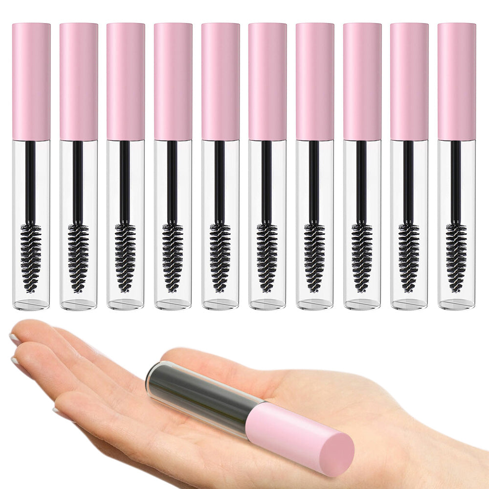 10 Pack 10ml PETG Empty Mascara Tubes with Wands and Inner Stoppers