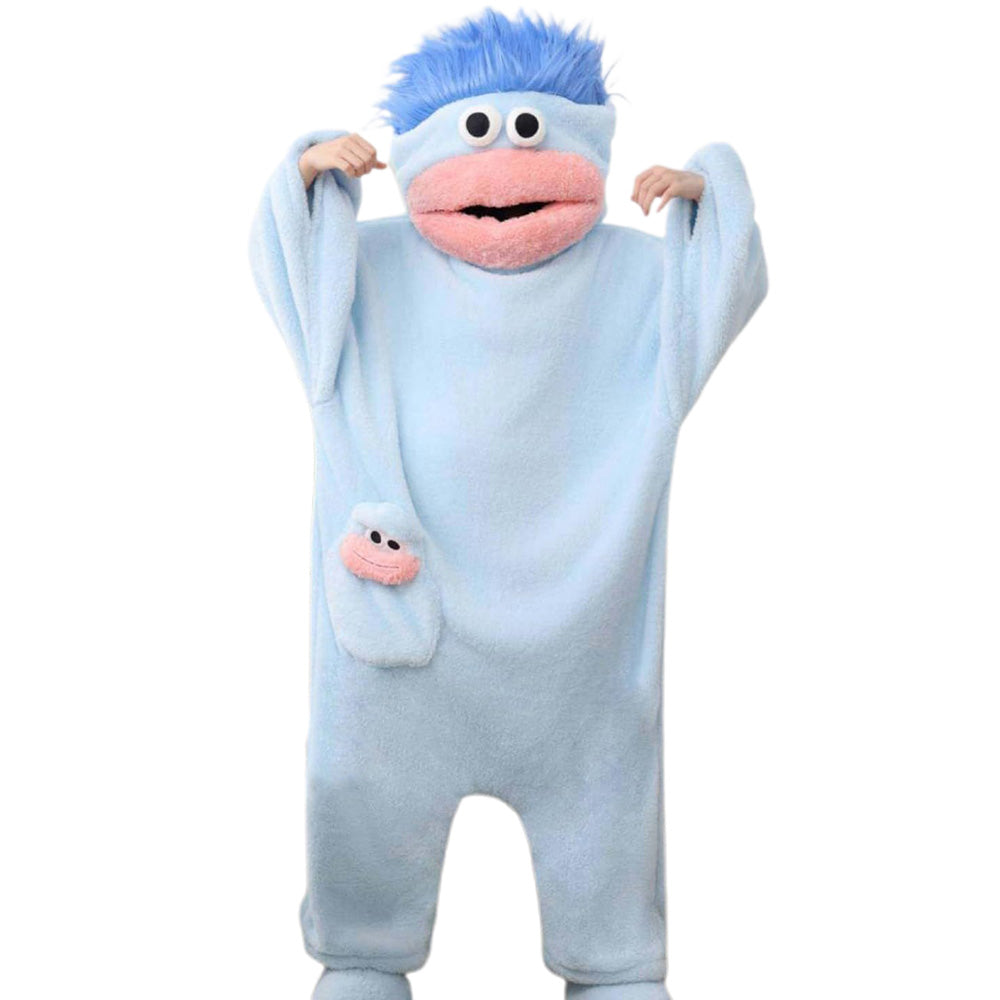 Monster Onesie Big Mouth Monster Onesie Soft Plush Loungewear for Sleeping-Style 2