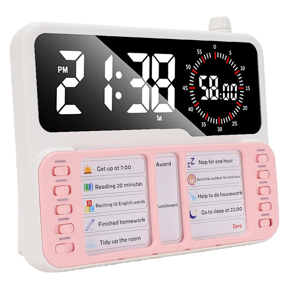 Visual Countdown Timer Clock Task Board and Pen Holder