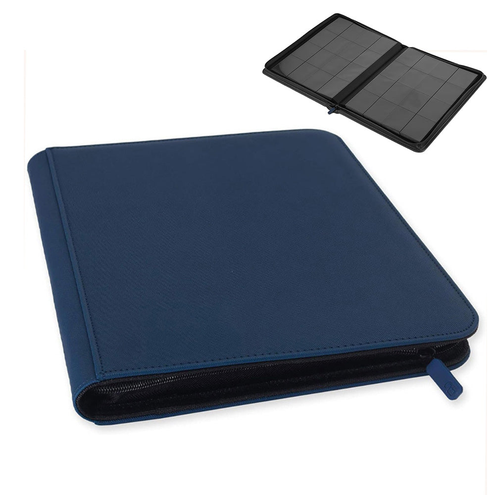 16 Pocket Card Binder 1024 Capacity PVC Free Hard Shell Waterproof Zipper