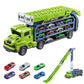 Carrier Truck Transport Car Toys Foldable 3 Layer Car Race Track Toys With 6 Toy Cars