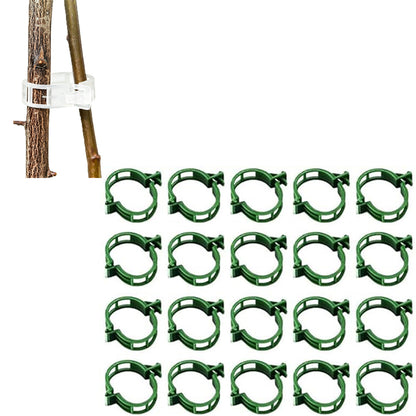100Pcs Plant Support Clips Reusable Garden Clips Secured Plastic Plant Clips
