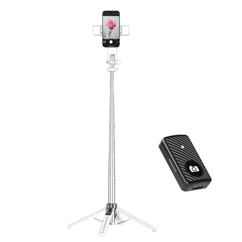 Selfie Stick Tripod with Wireless Remote for Phone Dual Fill Light Bluetooth