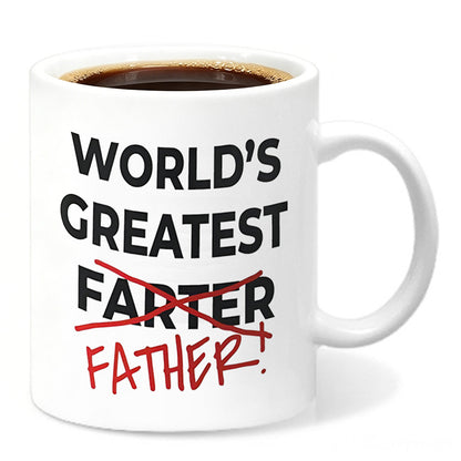 325ml Funny Coffee Mug with Handle Tea Cup for Christmas Fathers Day Gift