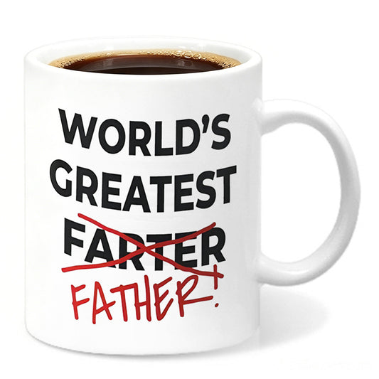 325ml Funny Coffee Mug with Handle Tea Cup for Christmas Fathers Day Gift