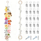 200CM Cotton Rope Hanger with 20 Clips for Photos Plush Toys Festival Cards
