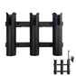 3 Tube Fishing Rod Holder Bracket Mounted Fishing Rack For Boats Garage Cooler