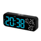 LED Digital Clock with Temperature Humidity Display for Bedroom