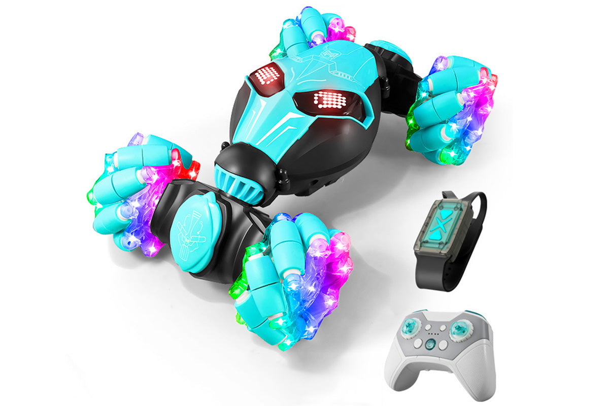 4WD Gesture Sensing RC Stunt Car Toys Drift Hand Control RC Cars With Light And Music