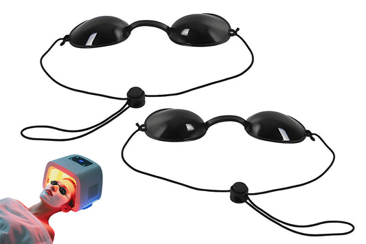 2Pcs Eye Protection Red Light Therapy Tanning Bed Goggles for Sunbathing