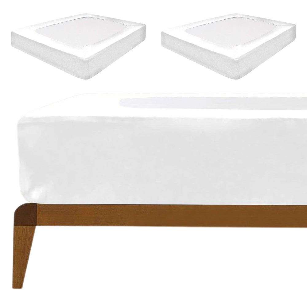 2XElastic Box Spring Mattress Foundation Cover