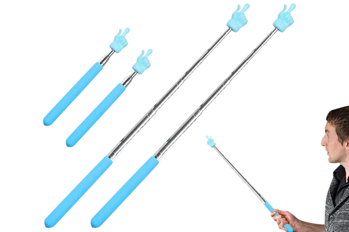 4Pcs Telescopic Teachers Pointer Extendable Hand Pointer Finger Pointer Stick