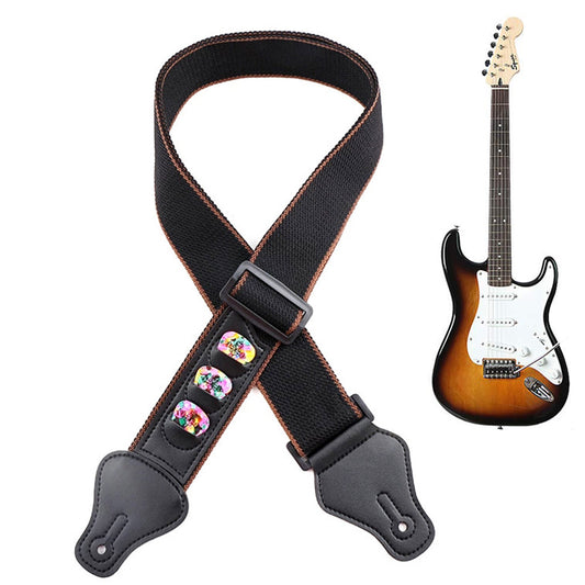 Guitar Strap for Acoustic Classic Electric and Bass Guitars