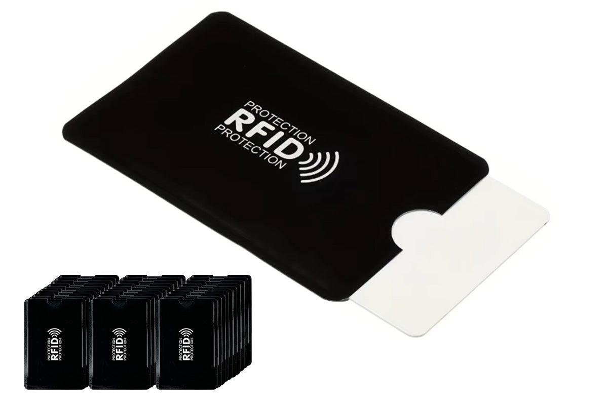 30 PCS Slim RFID Blocking Card Sleeves Credit ID Protector Wallet Shield