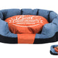 Waterproof Pet Bed Removable Washable Cat Dog Bed for Small and Medium Pets - Blue