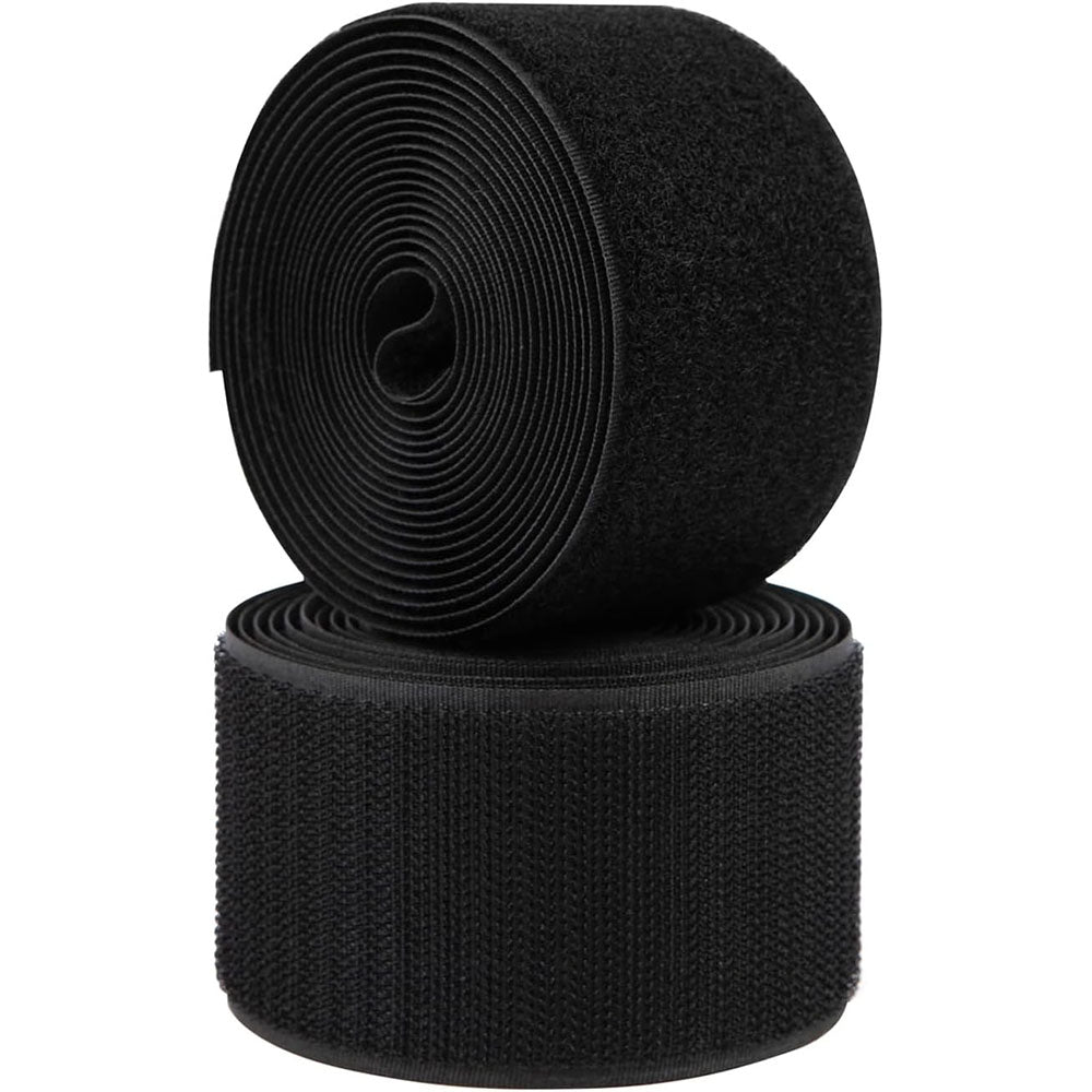 Self Adhesive Hook and Loop Tape 2 Rolls 5cm x 10m Hook Loop for Cable Management