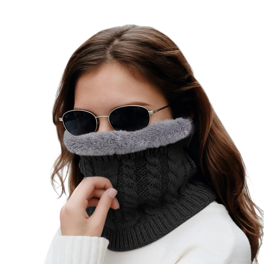 Winter Neck Gaiter Fleece Thick Neck Warmer Cover Ski Gaiters for Men Women