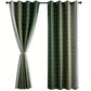 Blackout Curtain Gradient Color Curtains for Bedroom Living Room-Green
