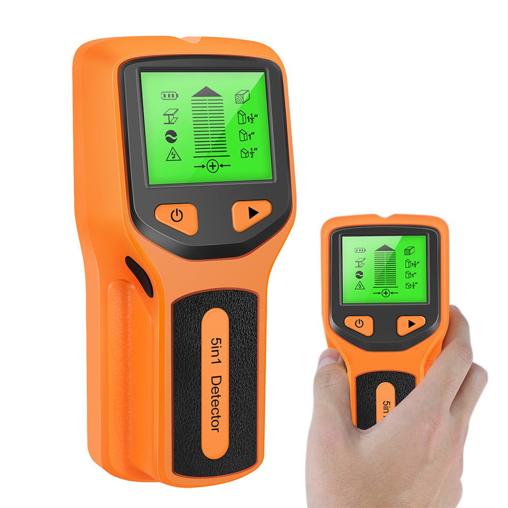 5 in 1 Stud Finder Wall Scanner with 5 Modes and LCD Display Electronic Stud Sensor for Home
