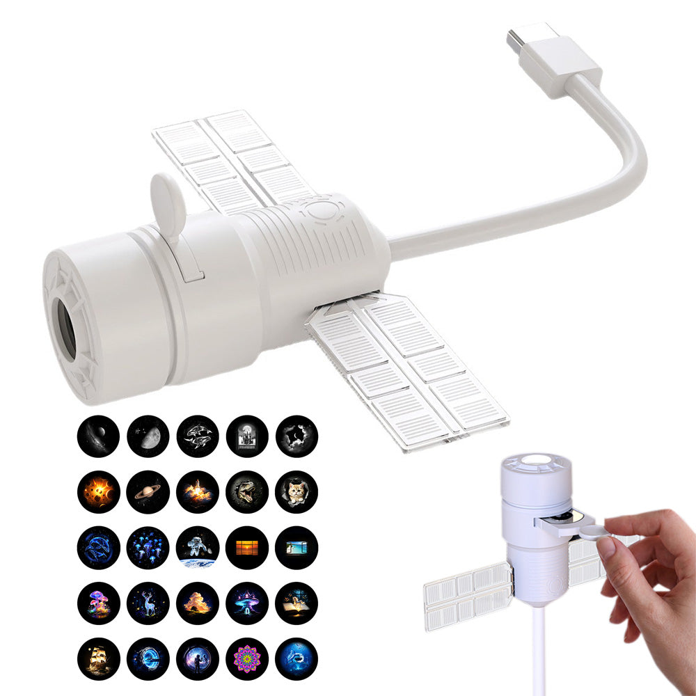 Galaxy Projector Night Light with 3 Modes and Timer Adjustable USB Night Light for Home Car