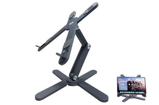 360 Degree Rotating Aluminum Laptop Stand Adjustable Desktop Holder for Notebook