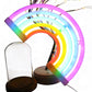 LED Cat Rainbow Neon Sign Lights Bedside Night Light Lamp Bedroom Wall Decoration