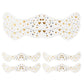 6 PCS Glitter Freckles Face Tattoo Water Resistant Sweat Resistant Gold Transfer Stickers for Party