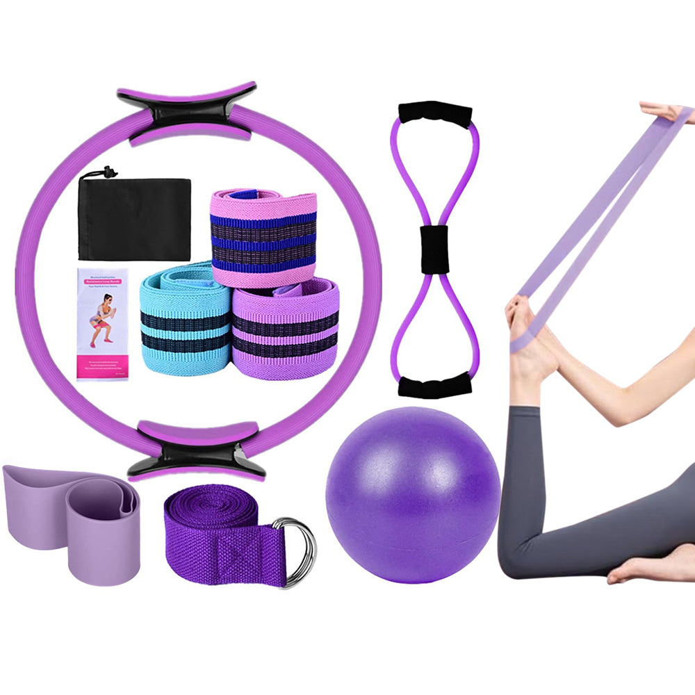 Yoga Set Pilates Essentials Kit For Women With Pilates Ring And Ball