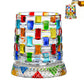 270ml Rotating Whiskey Glass Hand Painted Whiskey Tumbler for Home Bar
