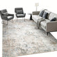 Nordic Crystal Velvet Rug Soft Non Slip for Bedroom Living Room Bedside Floor-Grey