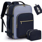 4-Piece Travel Backpack Set Weekender Essentials Backpack for Airplane Travel