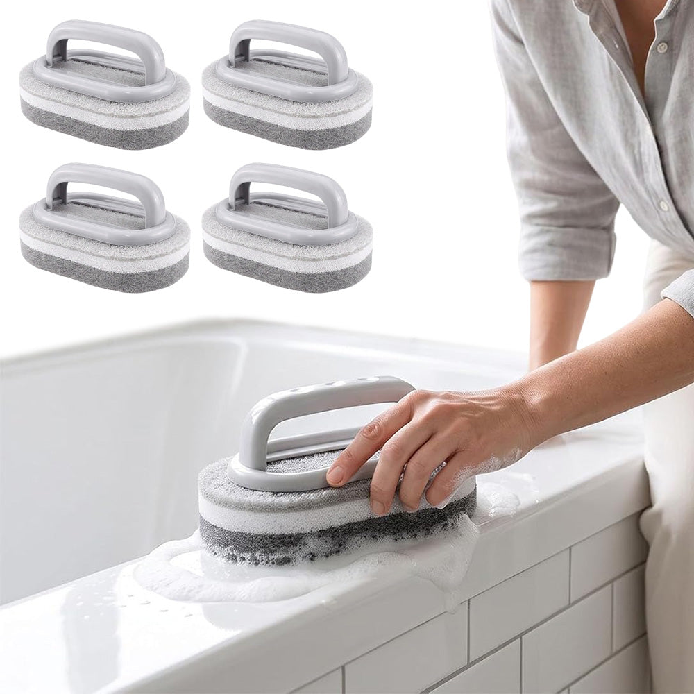 5 Piece Multi Layer Sponge Cleaning Brush Set for Kitchen and Bathroom