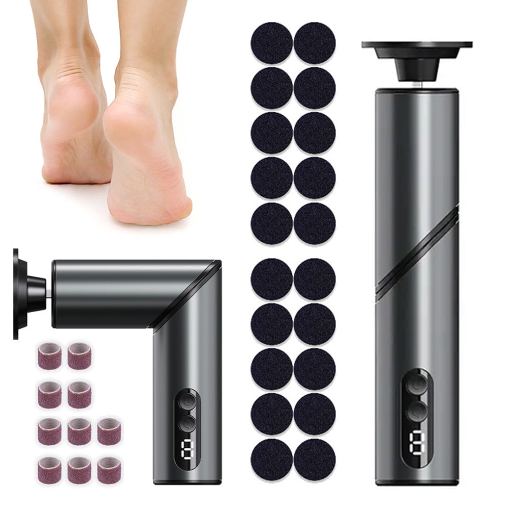 9-Speed Foldable Electric Foot File Dead Skin Removal Tool for Home Use