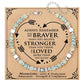 Gift for Women Moonstone Bracelet Amazonite Jasper Stainless Steel Bracelet