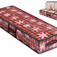 Large Capacity PE Gift Wrap Storage Bag with Water Resistant Zipper and Handles