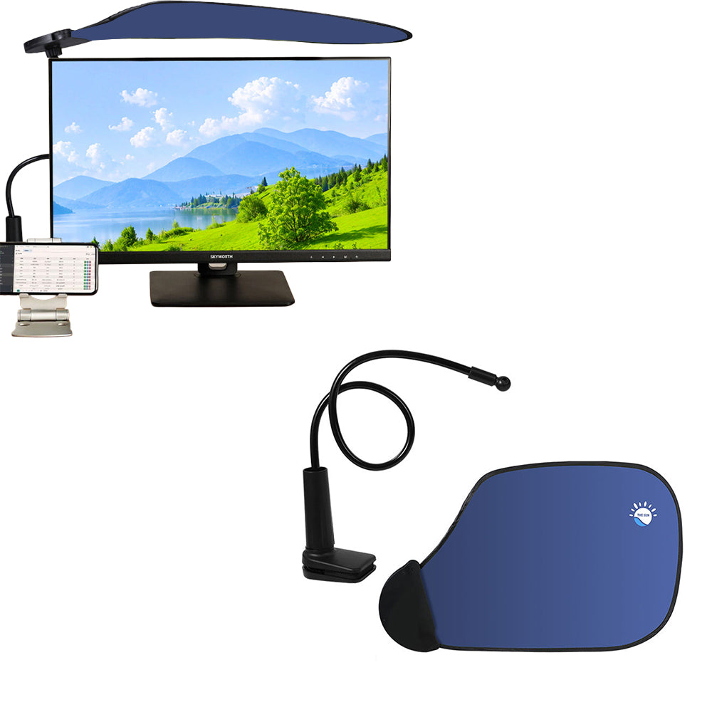 Adjustable Monitor Anti Glare Shield Flexible Blackout Panel