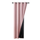 Blackout Curtain Panel with Black Liner Heat & Light Blocking Drapes