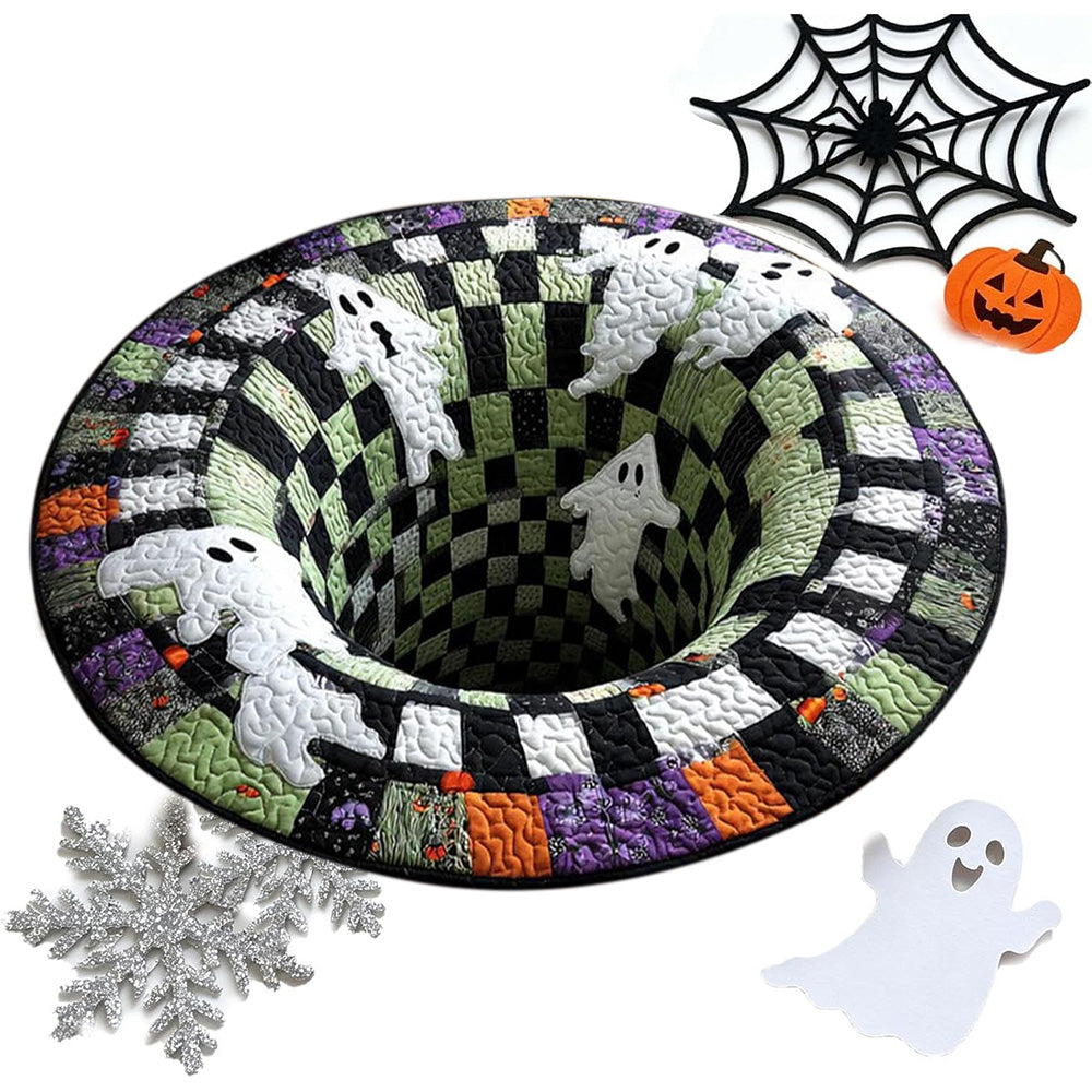 3D Round Non Slip Soft Halloween Rug for Living Room Bedroom-Style 2