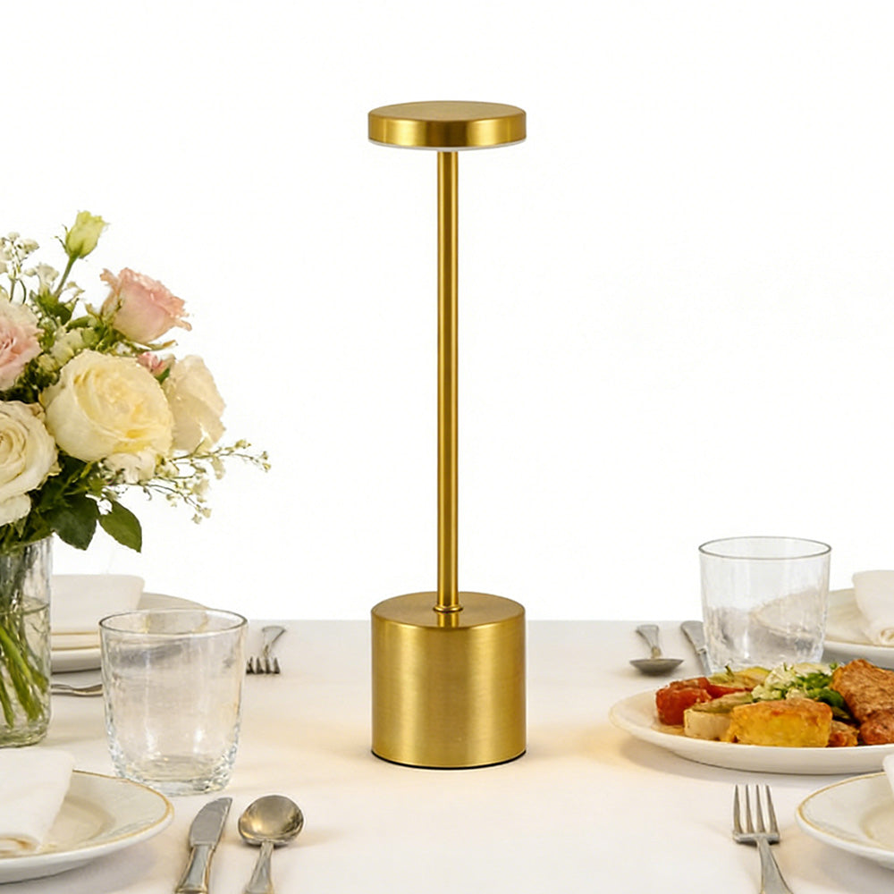 Three Color Rechargeable Touch Cordless Table Lamp for Dining Room