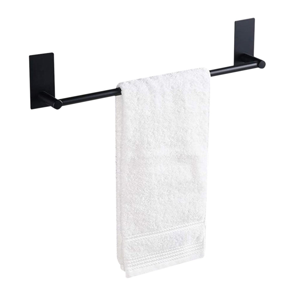 Stainless Steel Self-Adhesive Towel Rack for Bathroom No Drilling Required