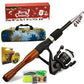 37PCS Fishing Tackle Fishing Tools With Fishing Rod For Christmas