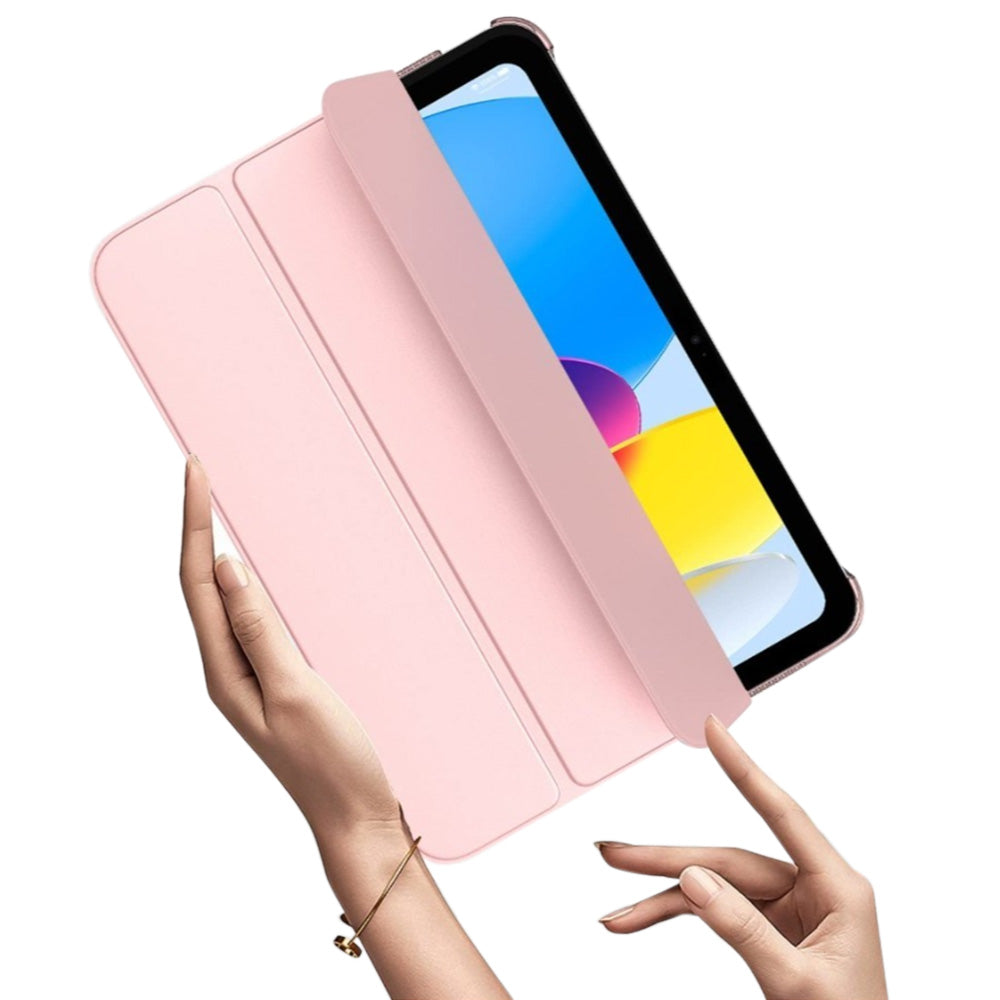 Compatible Case for iPad 10th 11th Gen A16 Tri-Fold Smart Cover Auto Wake Sleep