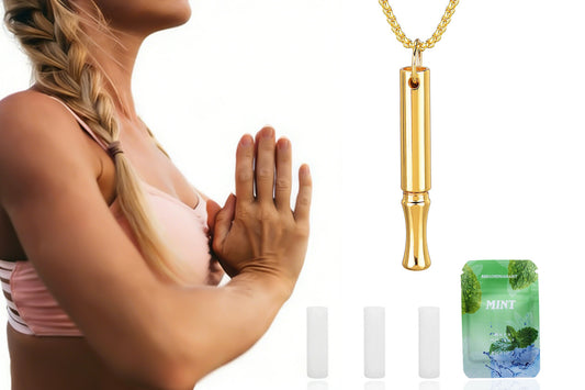 2-in-1 Mindfulness Breathing Necklace with Spinner